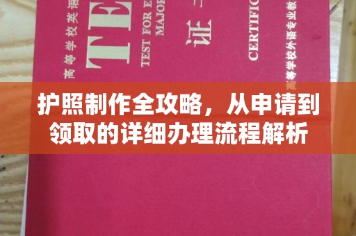 兴安护照制作全攻略，从申请到领取的详细办理流程解析